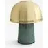 SH8 Raku Portable Table Lamp - Blue Green, Ceramic