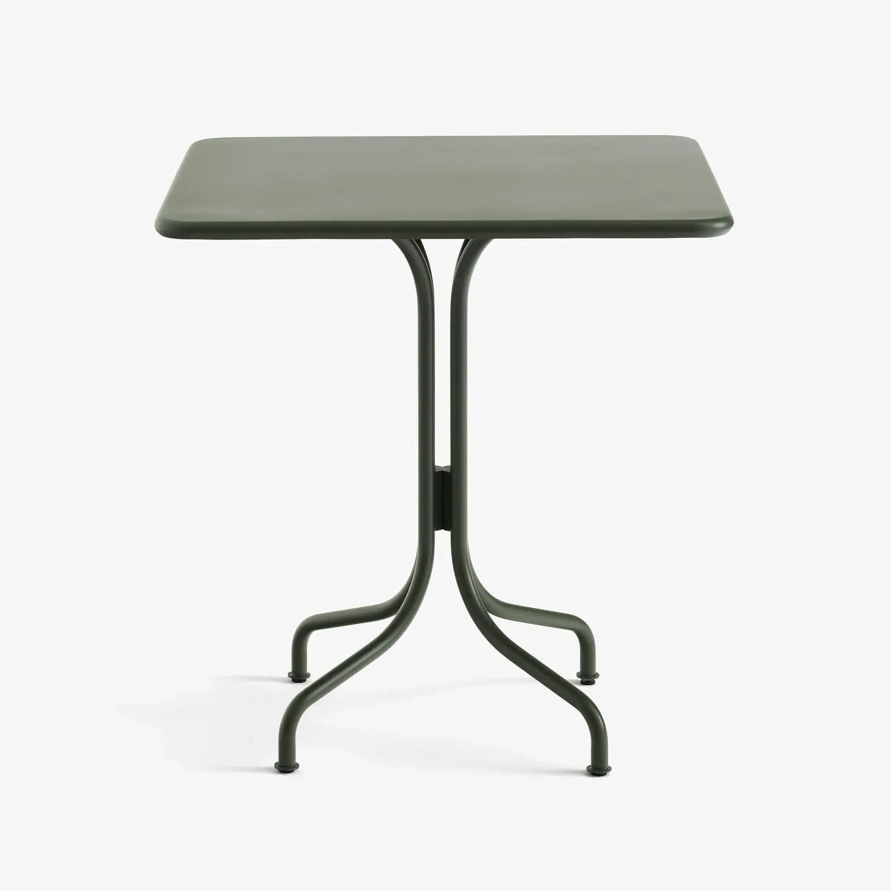 Square Outdoor Table - Bronze Green, Steel image