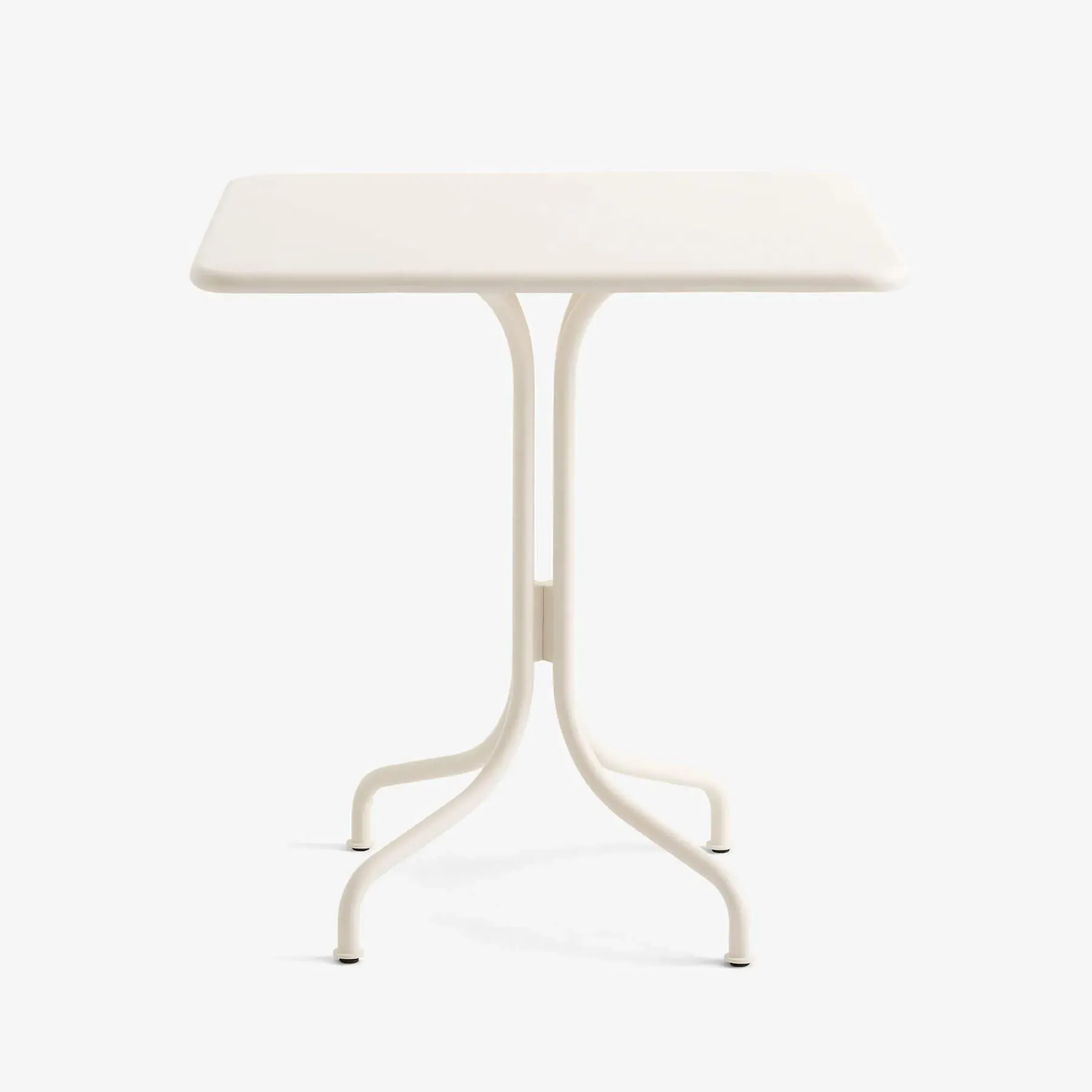Square Outdoor Table - Ivory, Steel