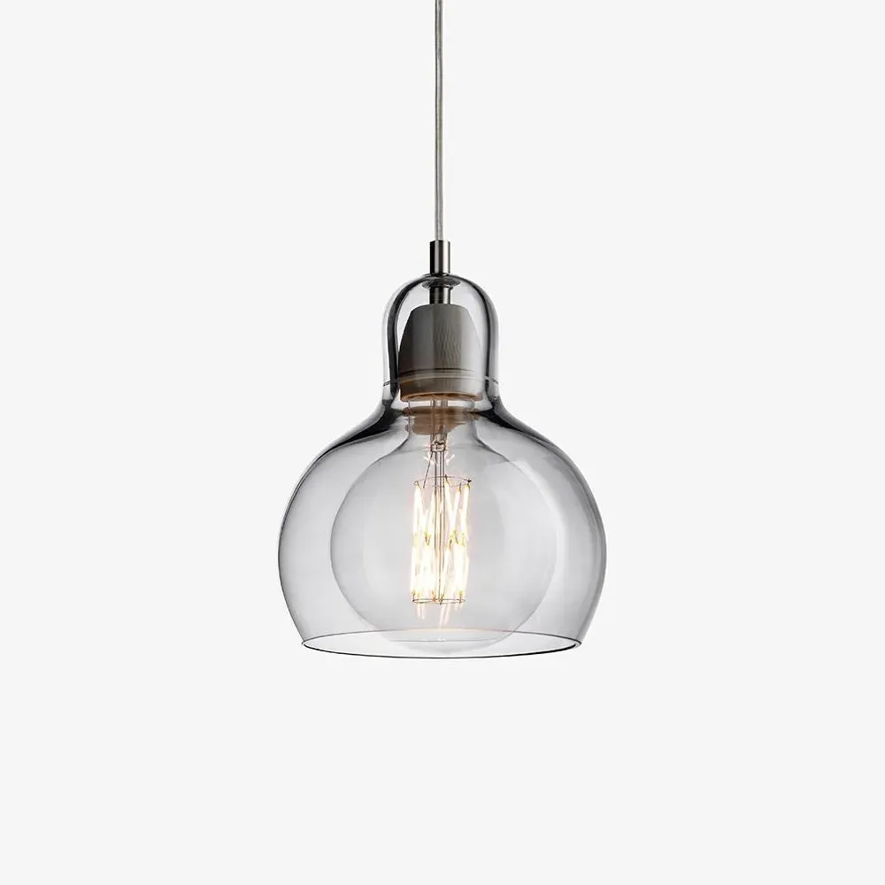 SR2 Megabulb Pendant Light - Silver Glass image