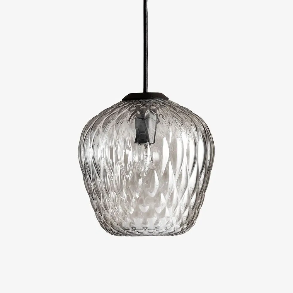 SW3 & SW4 Blown Small Pendant Light - Silver, Glass