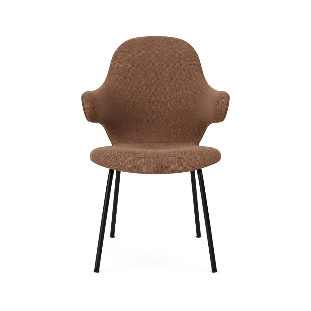 Swivel Dining Chair with Arms - Black, Re-Wool