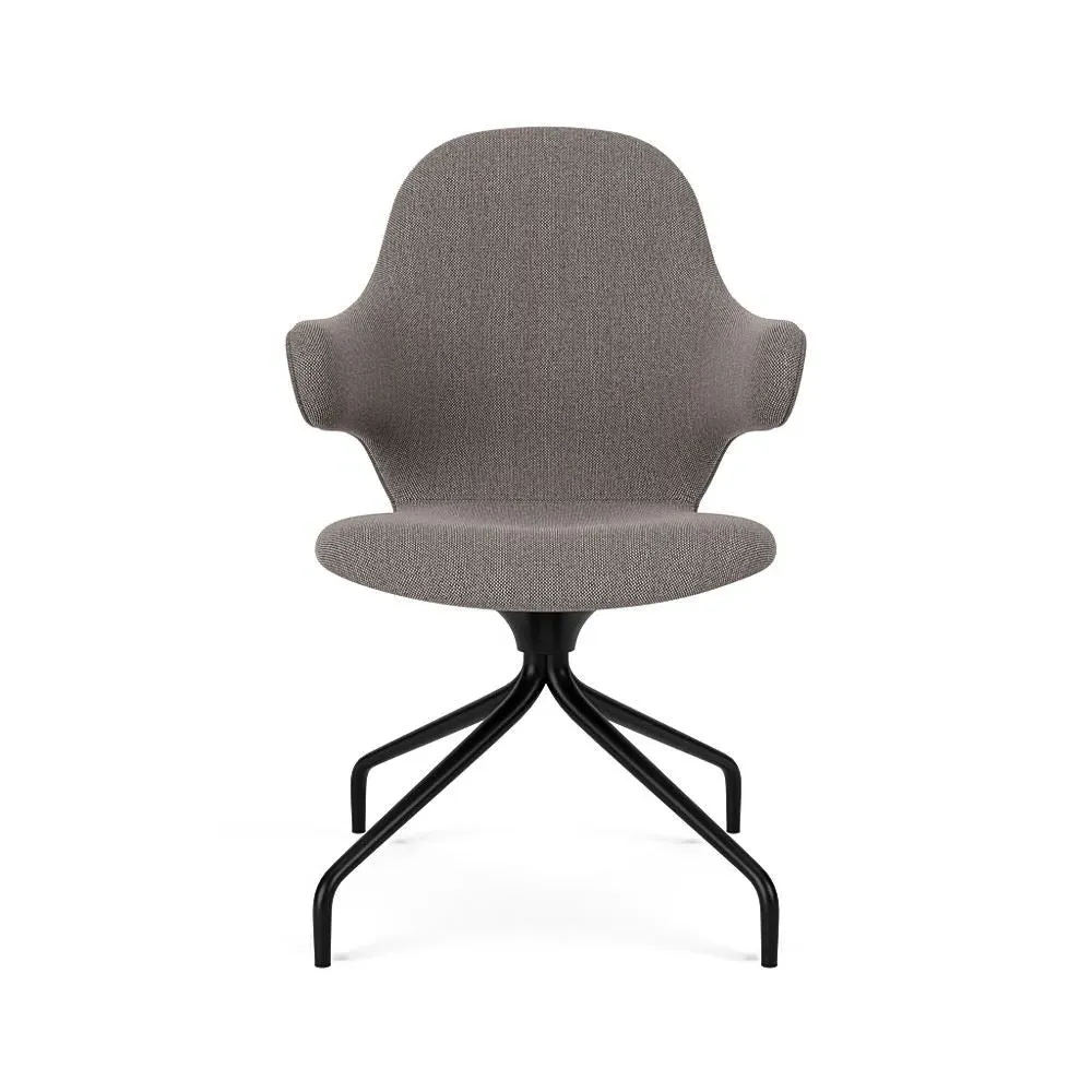 Swivel Dining Chair with Arms - Black, Re-Wool image