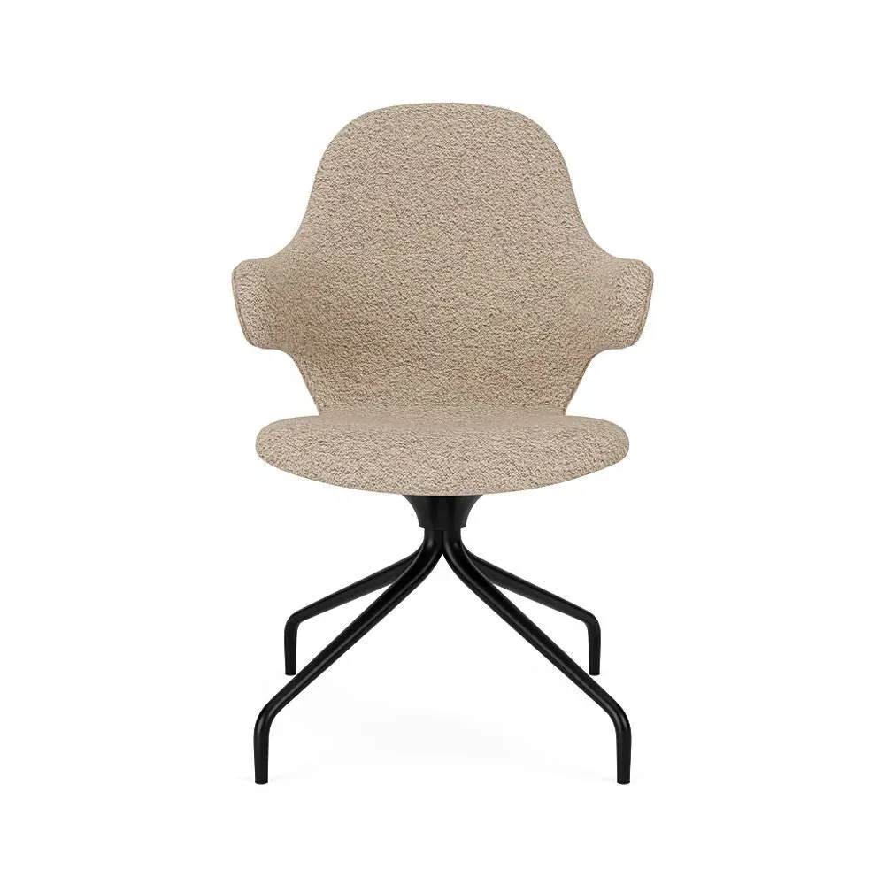 Swivel Dining Chair with Return - Black Base