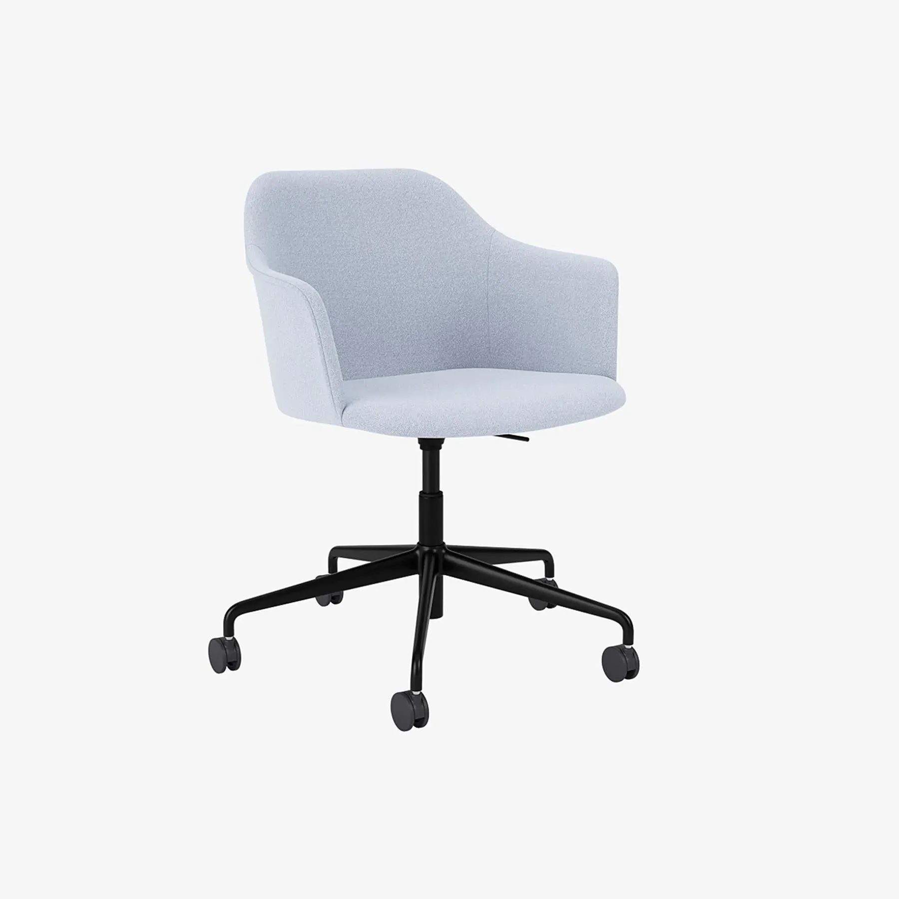 Swivel Office Chair with Castors - Fabric