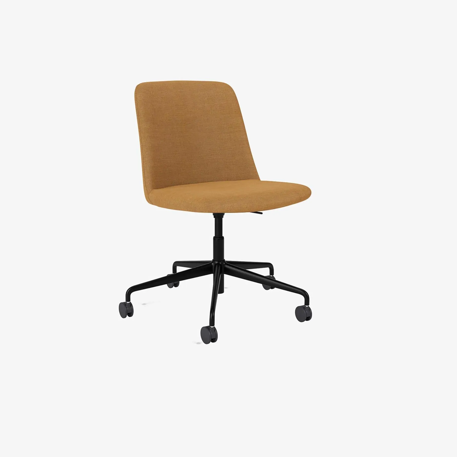 Swivel Office Chair with Gas Lift - Aluminium