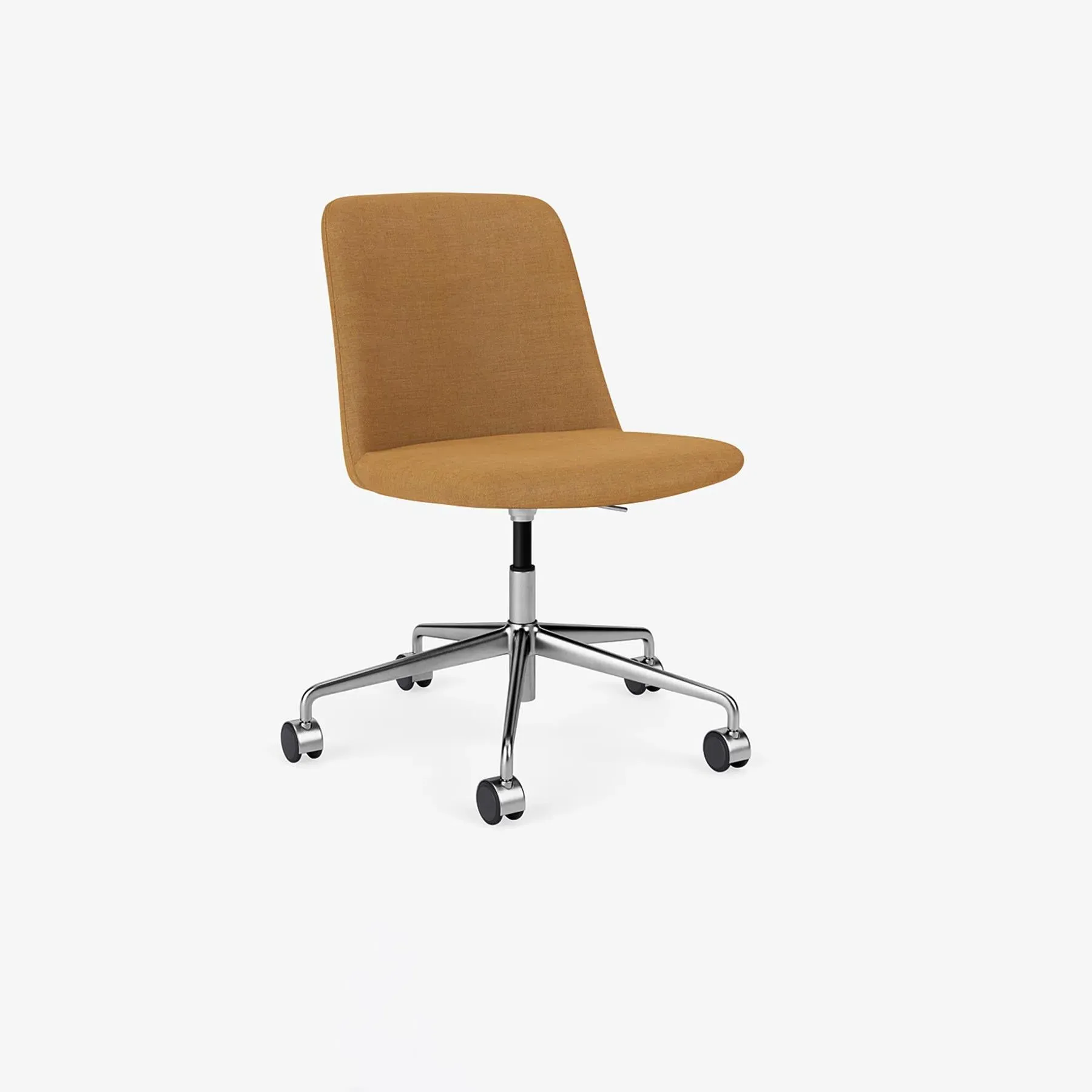 Swivel Office Chair with Gas Lift - Aluminium