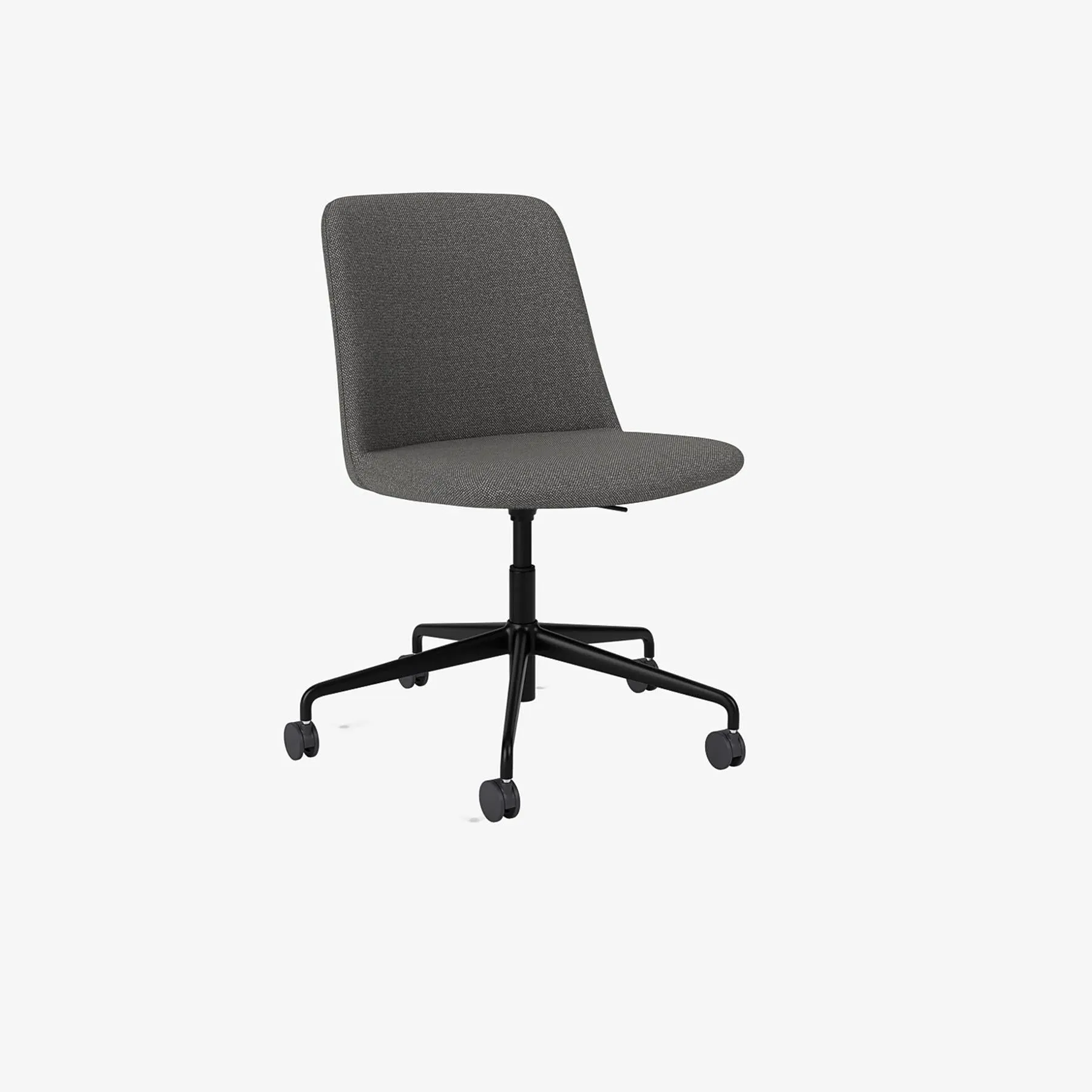 Swivel Office Chair with Gas Lift - Black
