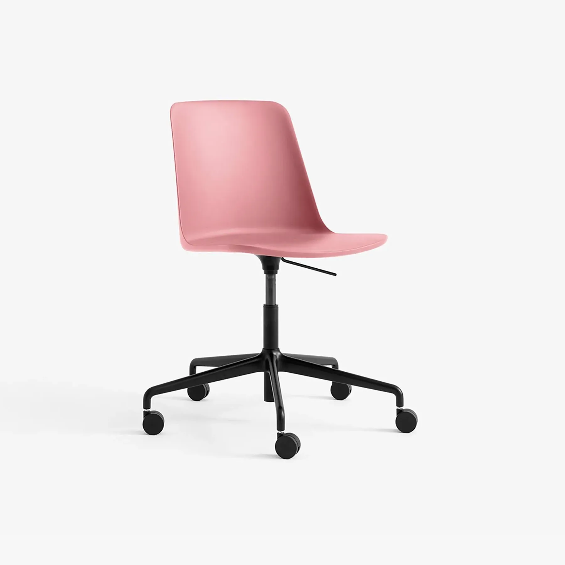 Swivel Office Chair with Gas Lift - Green, Plastic