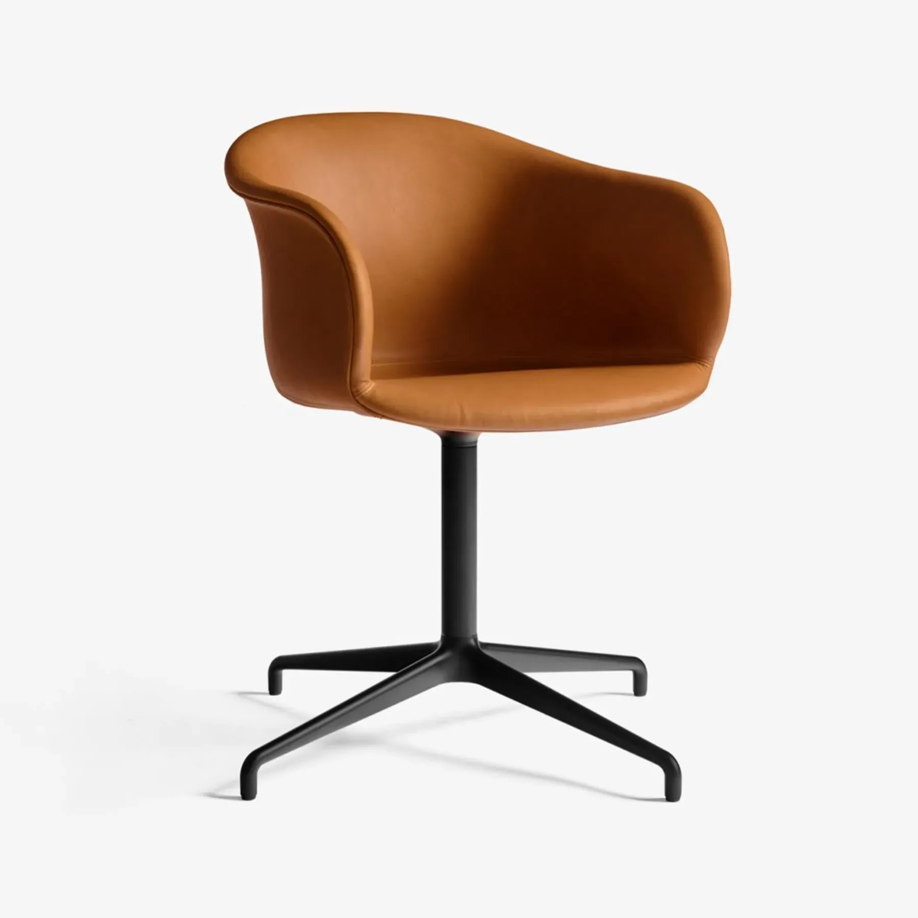 Swivel Office Chair with Upholstery - Silk, Fabric