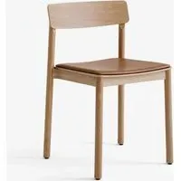 TK2 & TK3 Betty Chair - Cognac Leather, Lacquered Oak