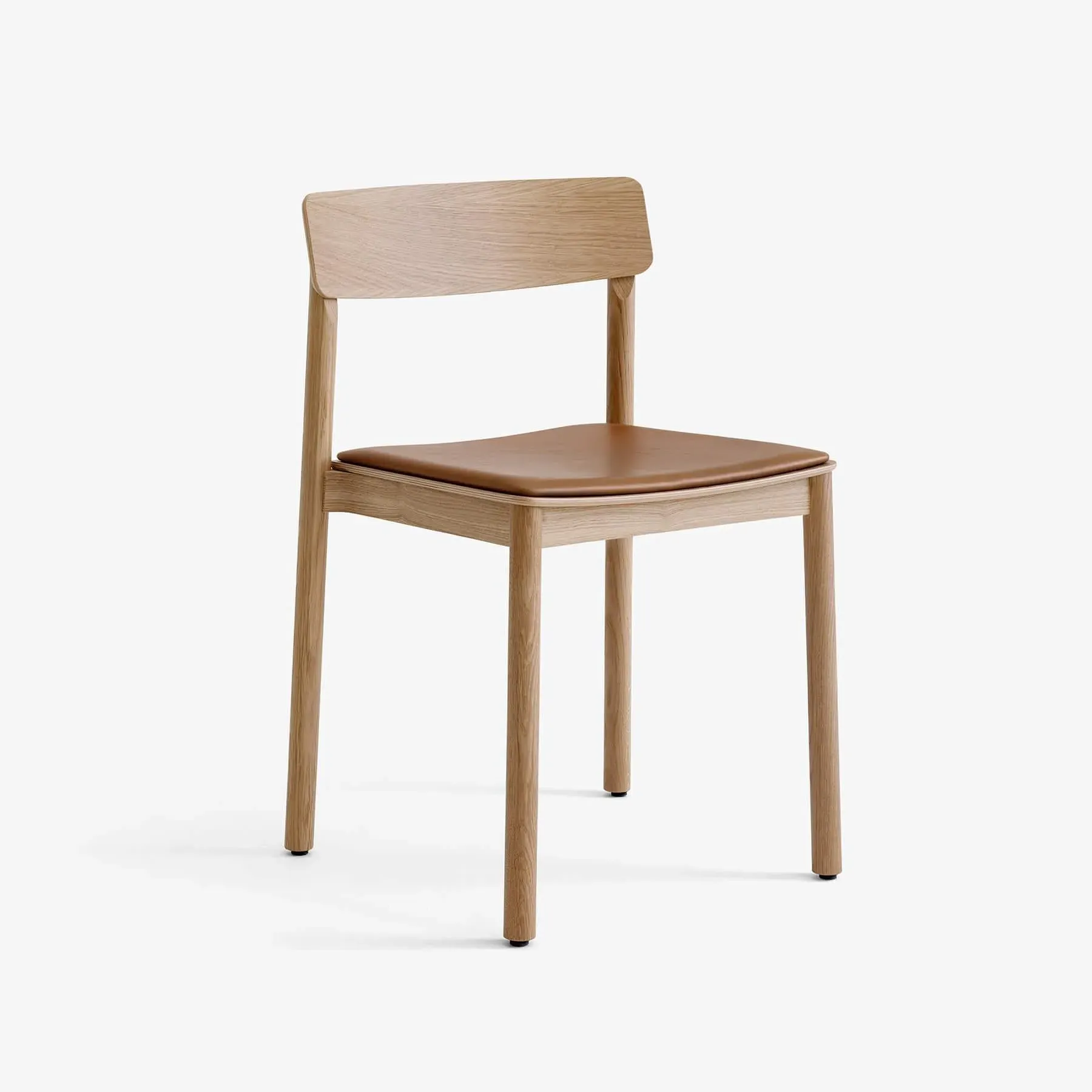 TK2 & TK3 Betty Chair - Cognac Leather, Lacquered Oak