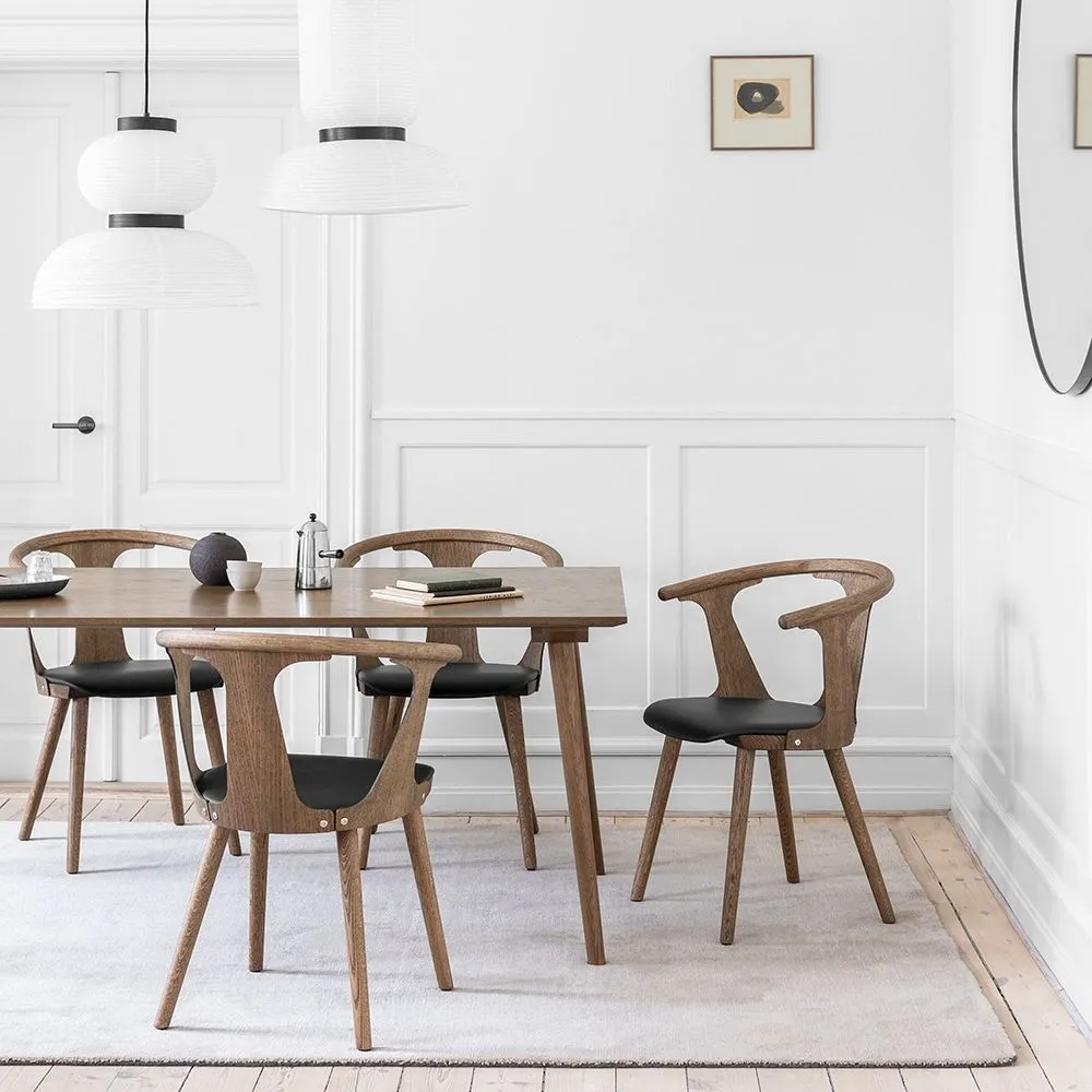 Upholstered Dining Chair - Oak