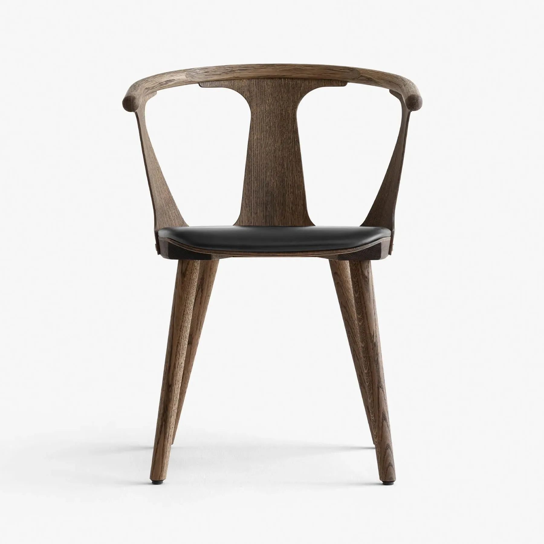 Upholstered Dining Chair - Silk, Smoked Oak