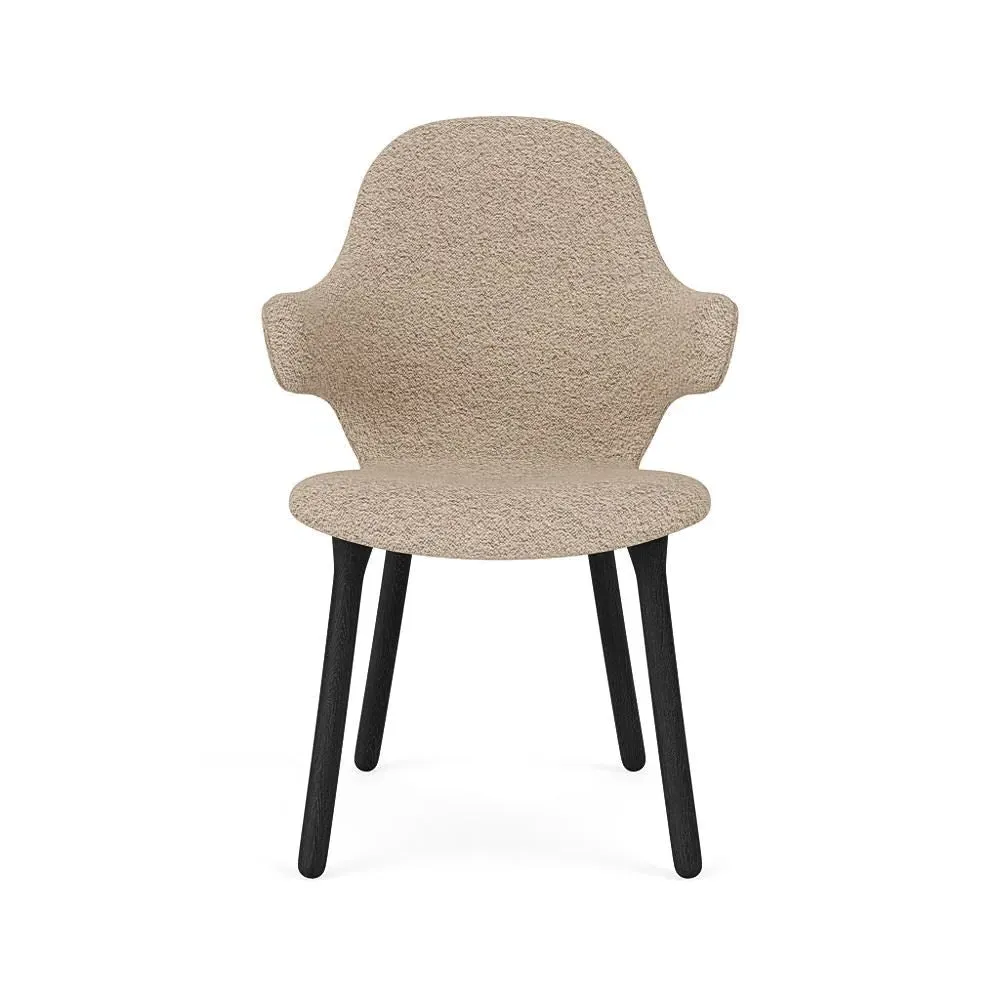 Upholstered Dining Chair with Swivel - Oak