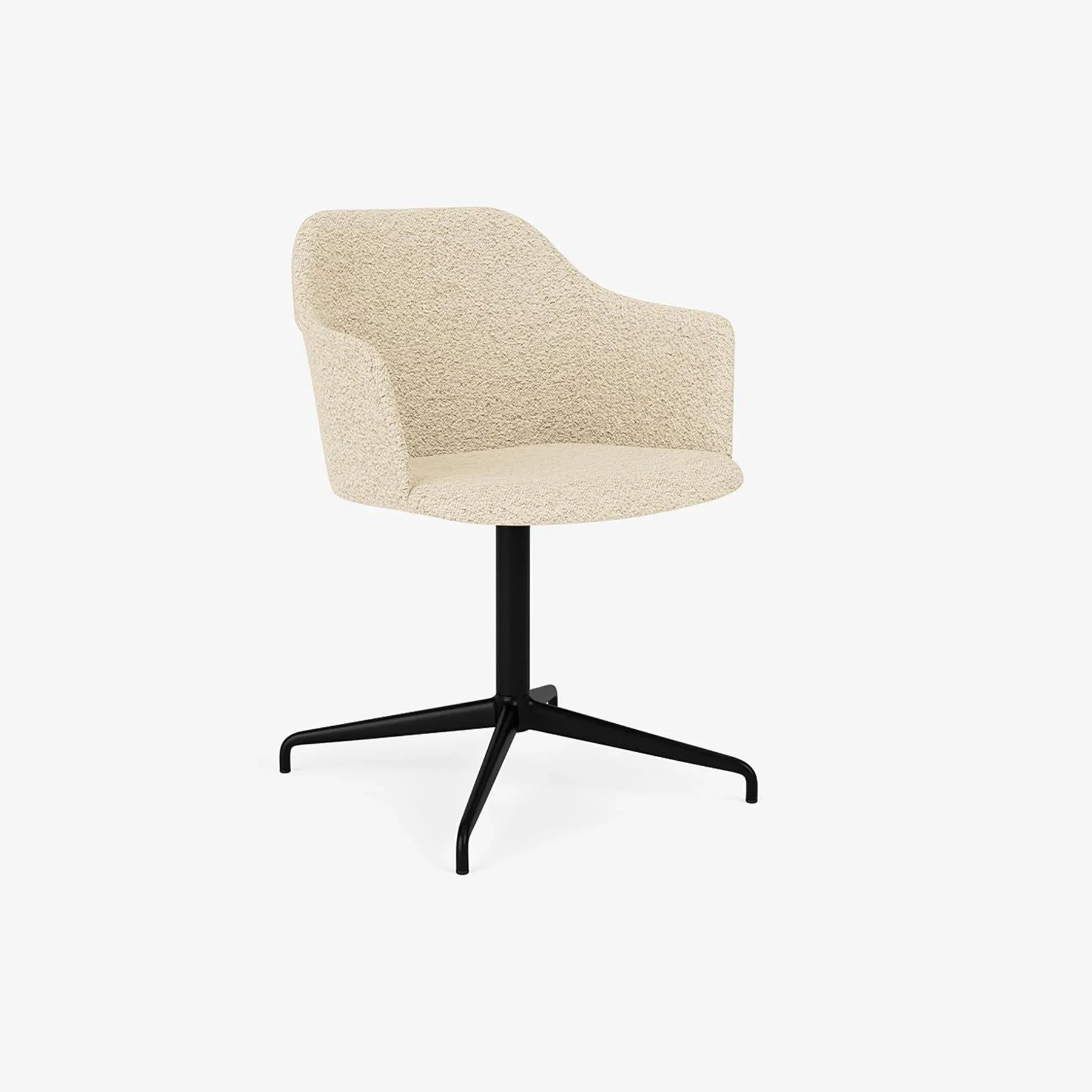 Upholstered Office Chair - Black, Recycled Plastic