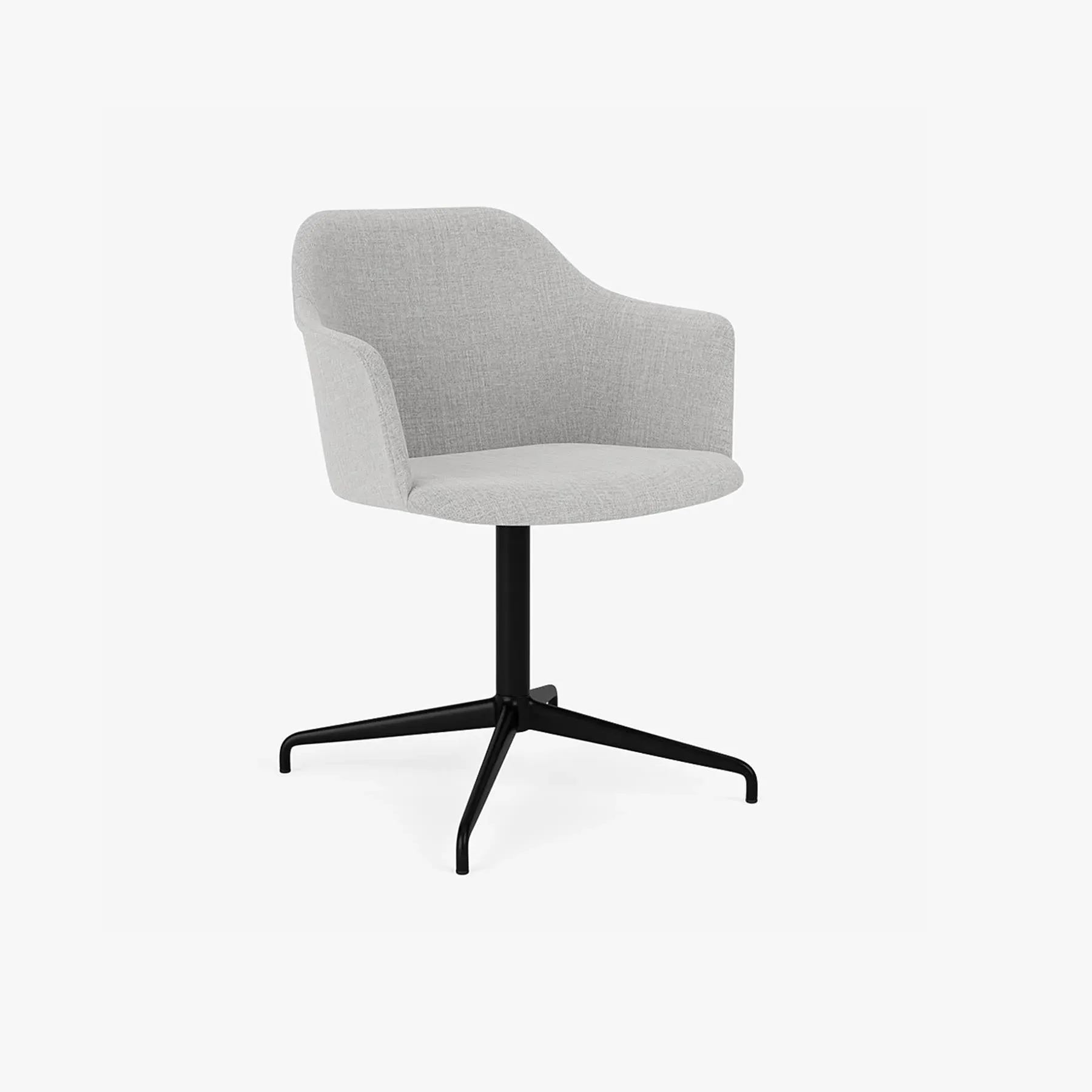 Upholstered Office Chair - Black, Recycled Plastic image