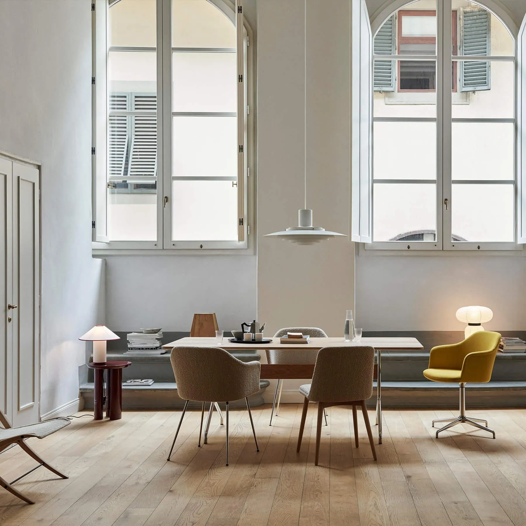 Upholstered Office Chair - Hallingdal, Aluminium