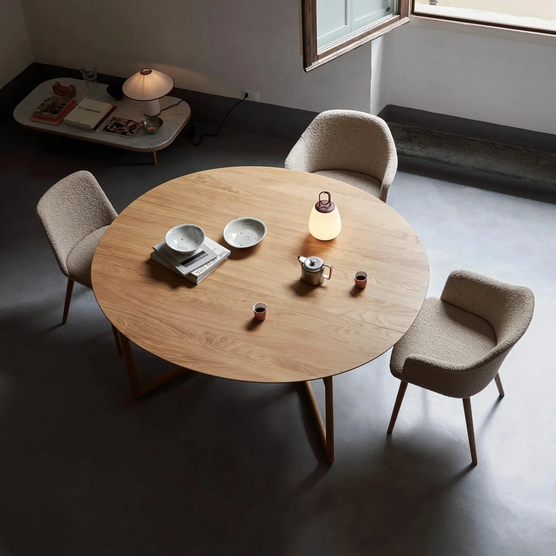 Upholstered Office Chair - Hallingdal, Walnut