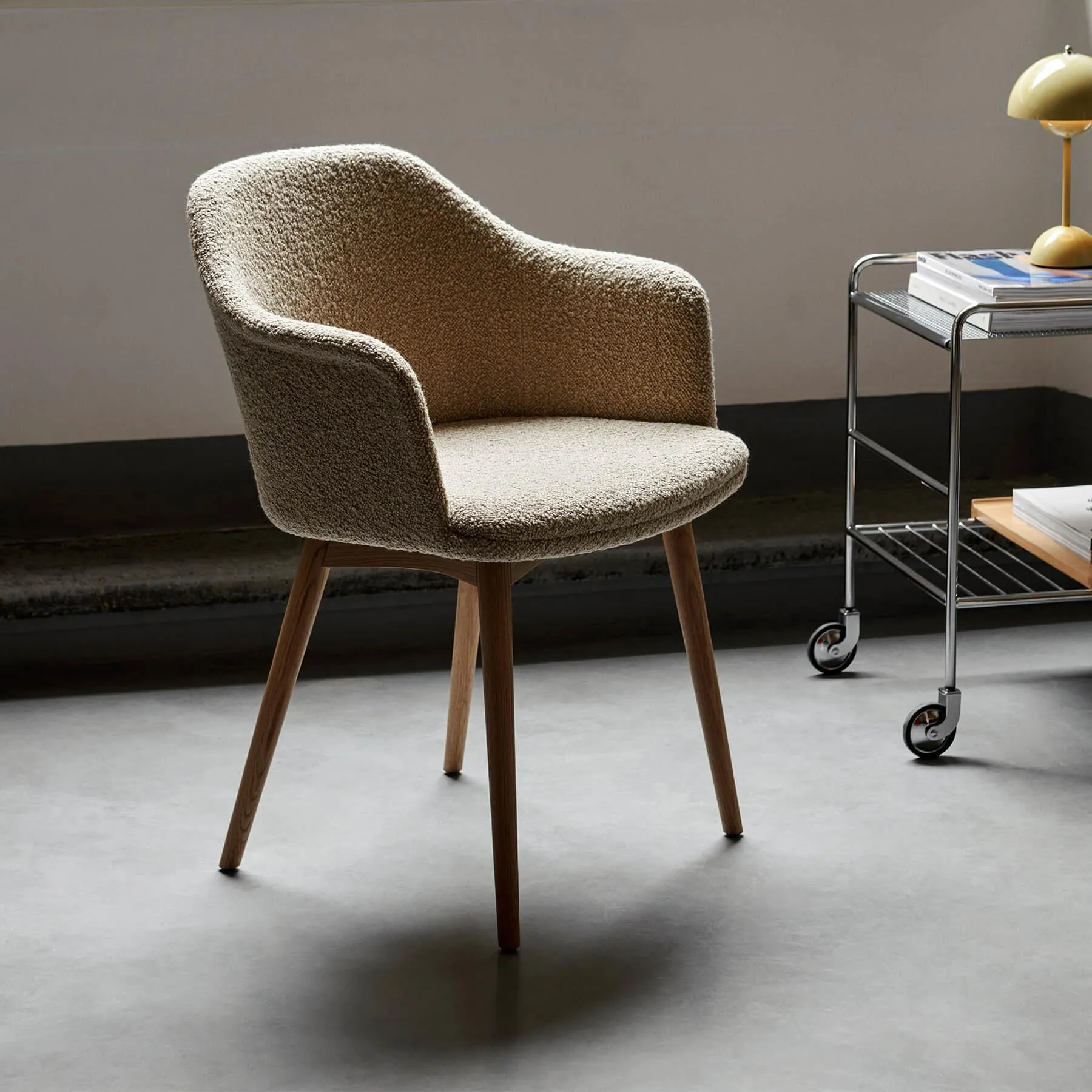 Upholstered Office Chair - Vidar 582, Oak