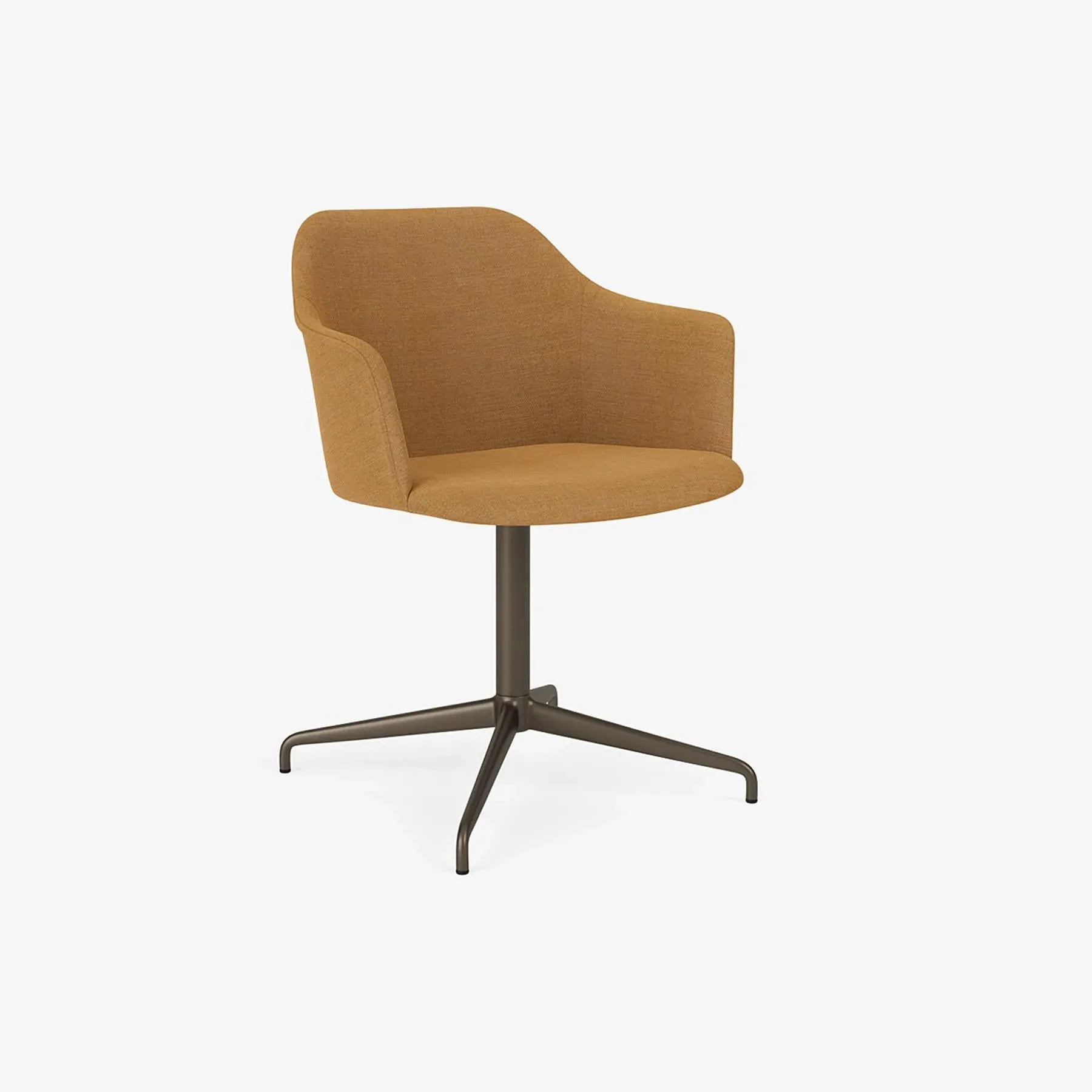 Upholstered Office Chair with Arms - Fabric