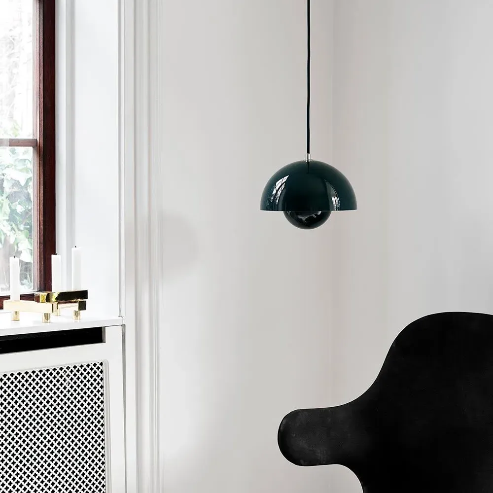 VP1 Flowerpot Pendant Light - Chrome