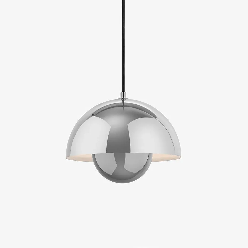 VP1 Flowerpot Pendant Light - Chrome
