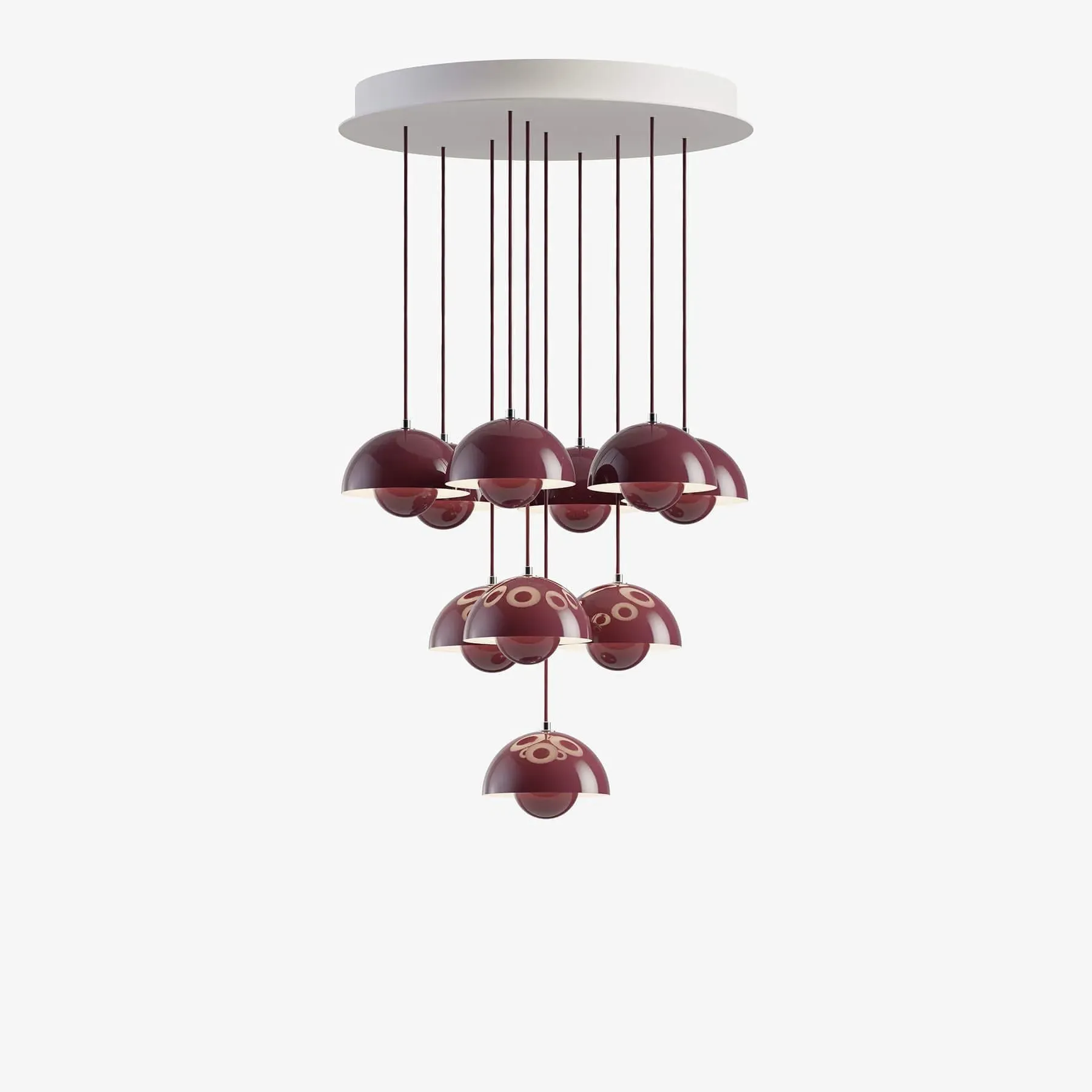 VP10 Flowerpot Chandelier 31 Shades - Cobalt Blue