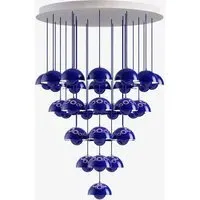 VP10 Flowerpot Chandelier 31 Shades - Cobalt Blue