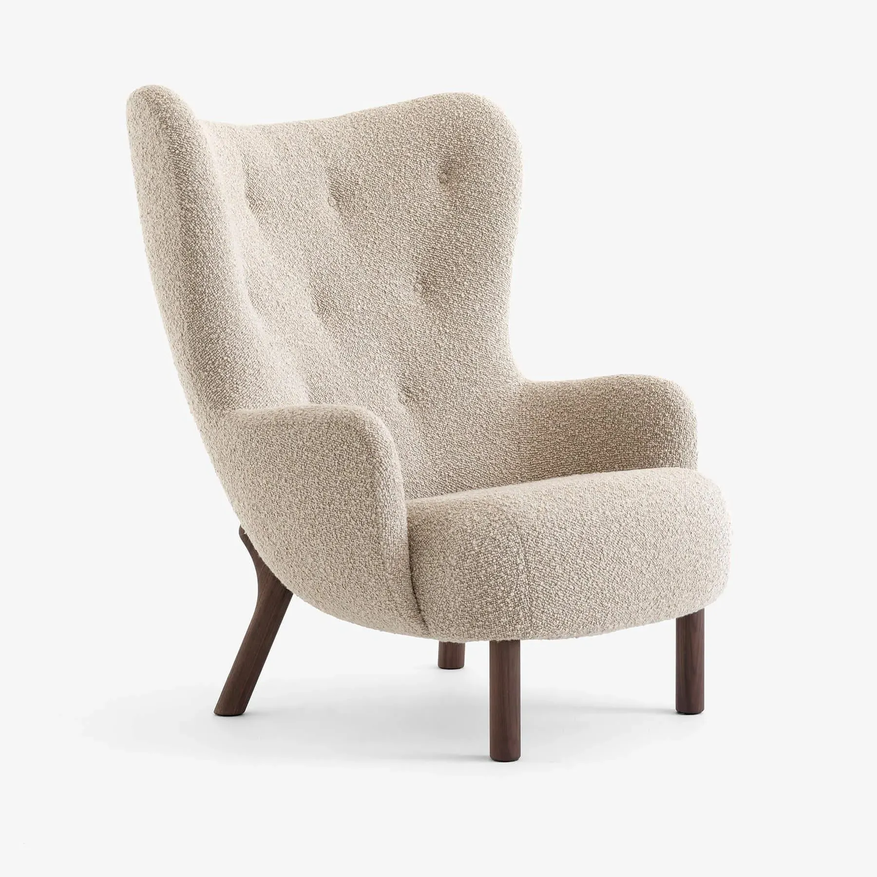 Winged Lounge Chair - Karakorum, Walnut image
