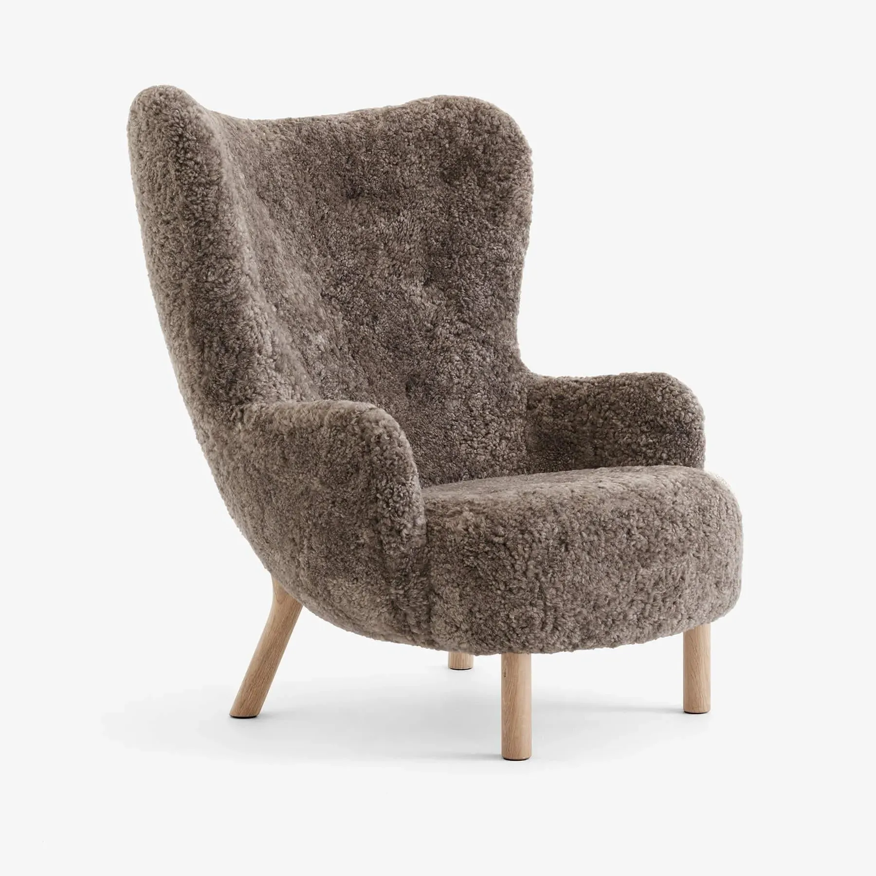 Winged Lounge Chair - Sahara, Sheepskin image