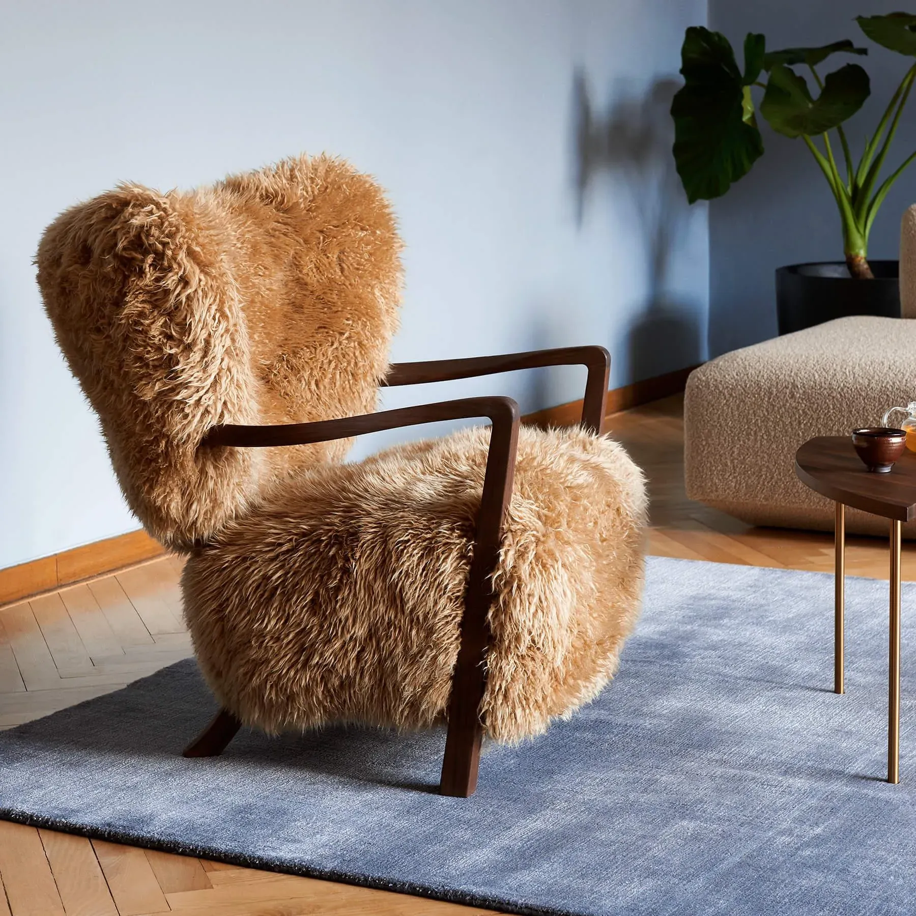 Wulff ADT2 Lounge Chair - Hallingdal, Oiled Walnut