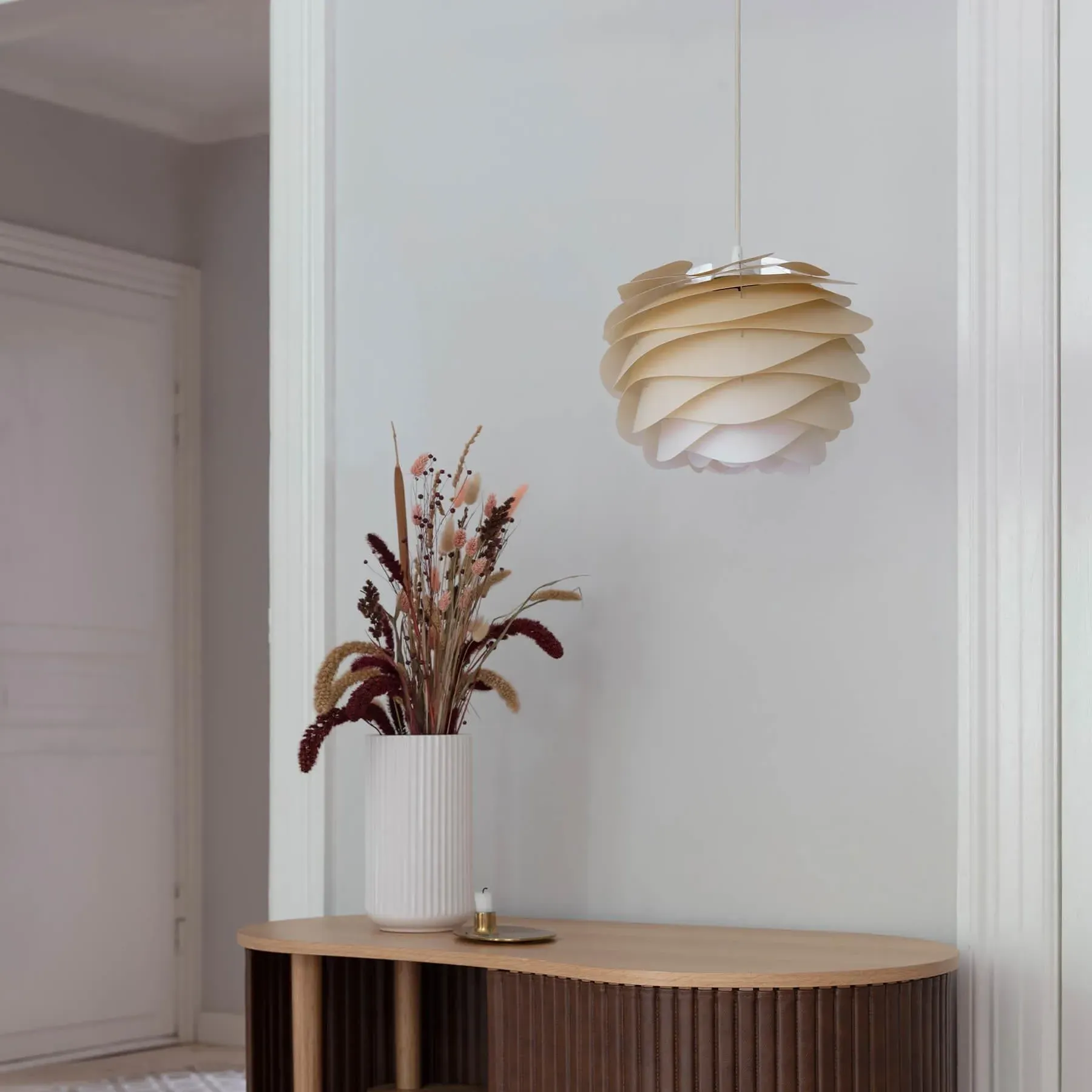 Carmina Mini Pendant Light - Grey, Polypropylene