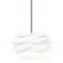 Carmina Mini Pendant Light with Black Cord - White