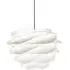 Carmina Standard Pendant Light with Black Cord - White
