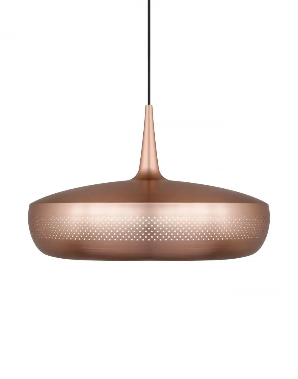 Clava Dine Pendant Light - Brushed Copper, Wood