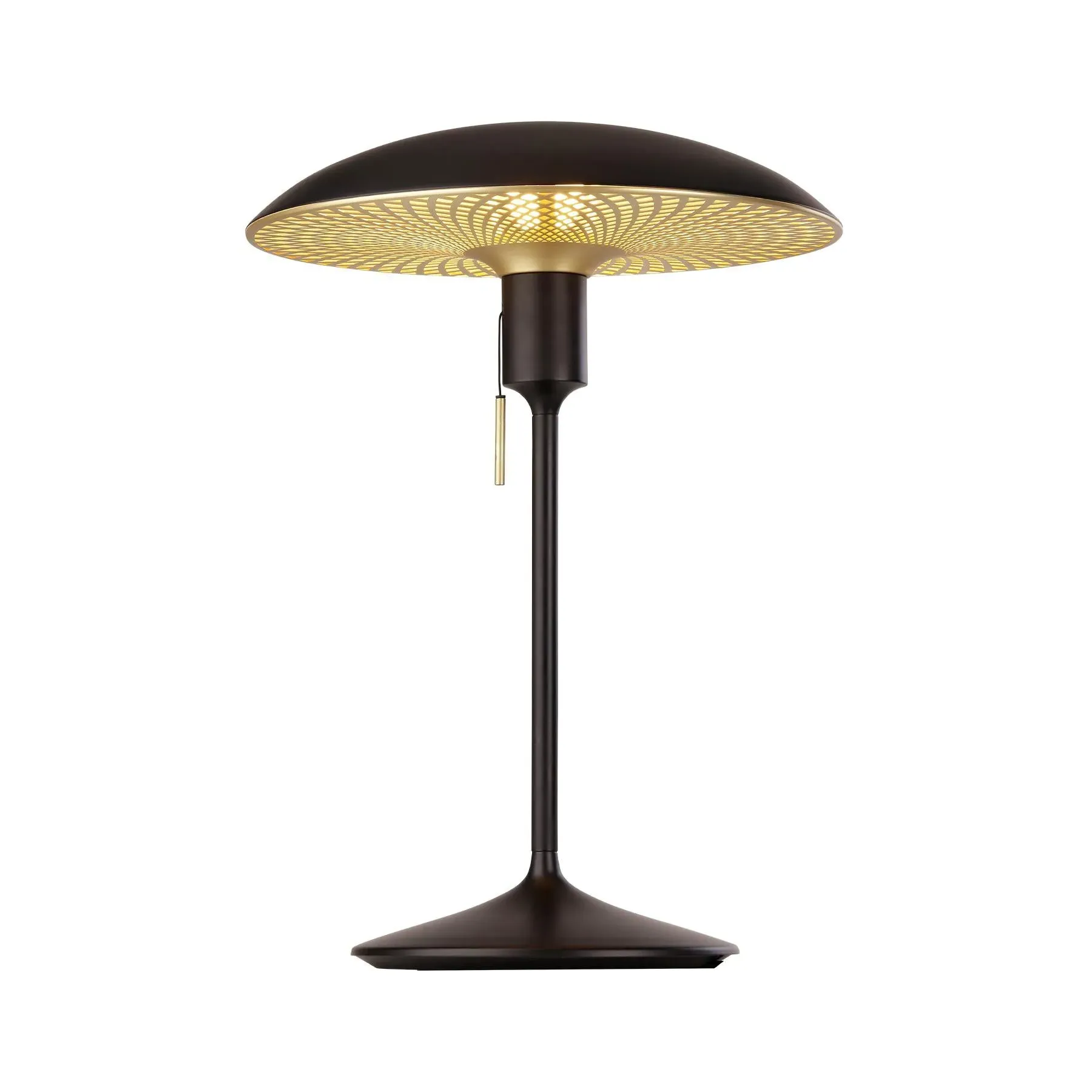 Manta Ray Table Lamp - Black, Steel image