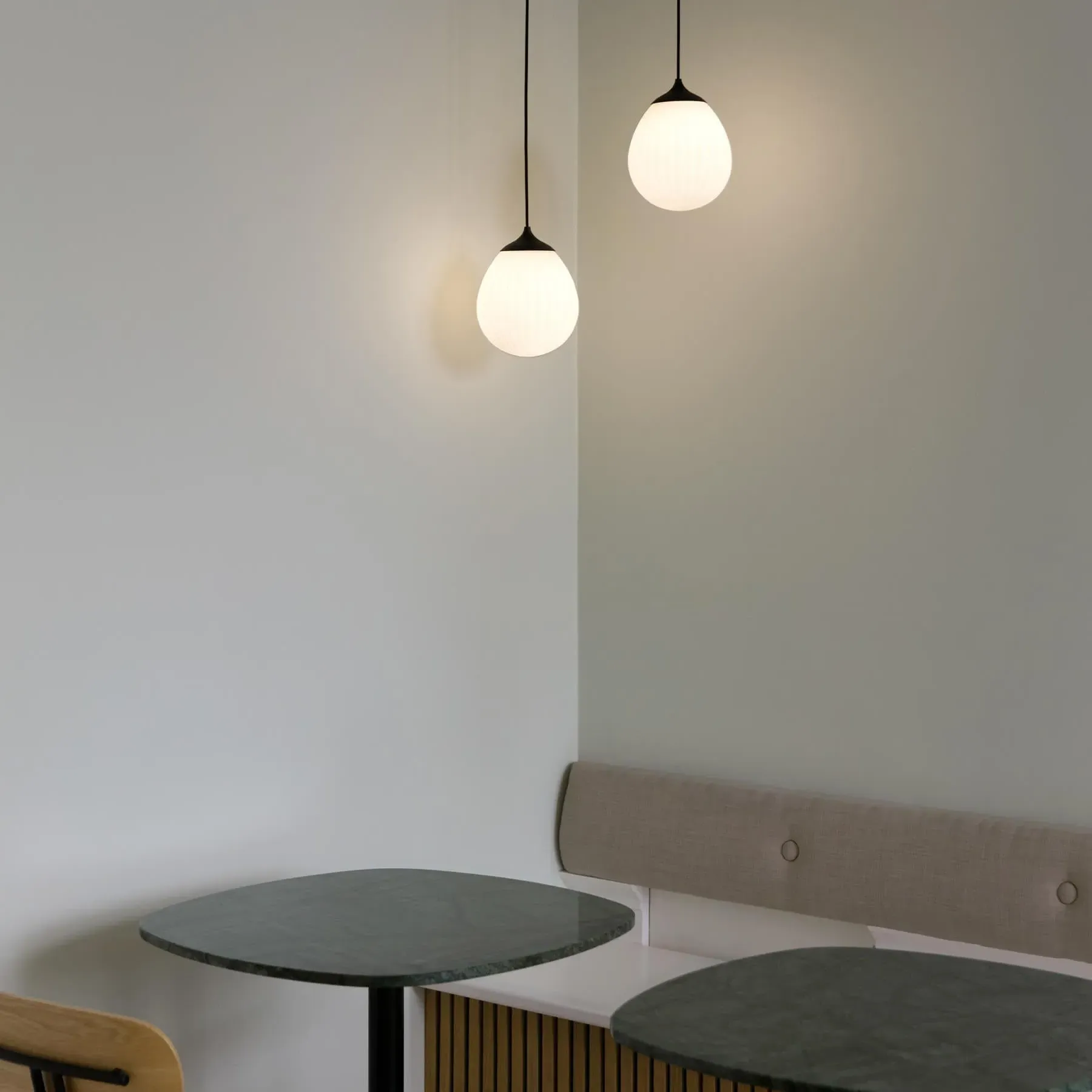 Medium Pendant Light - Black, Steel