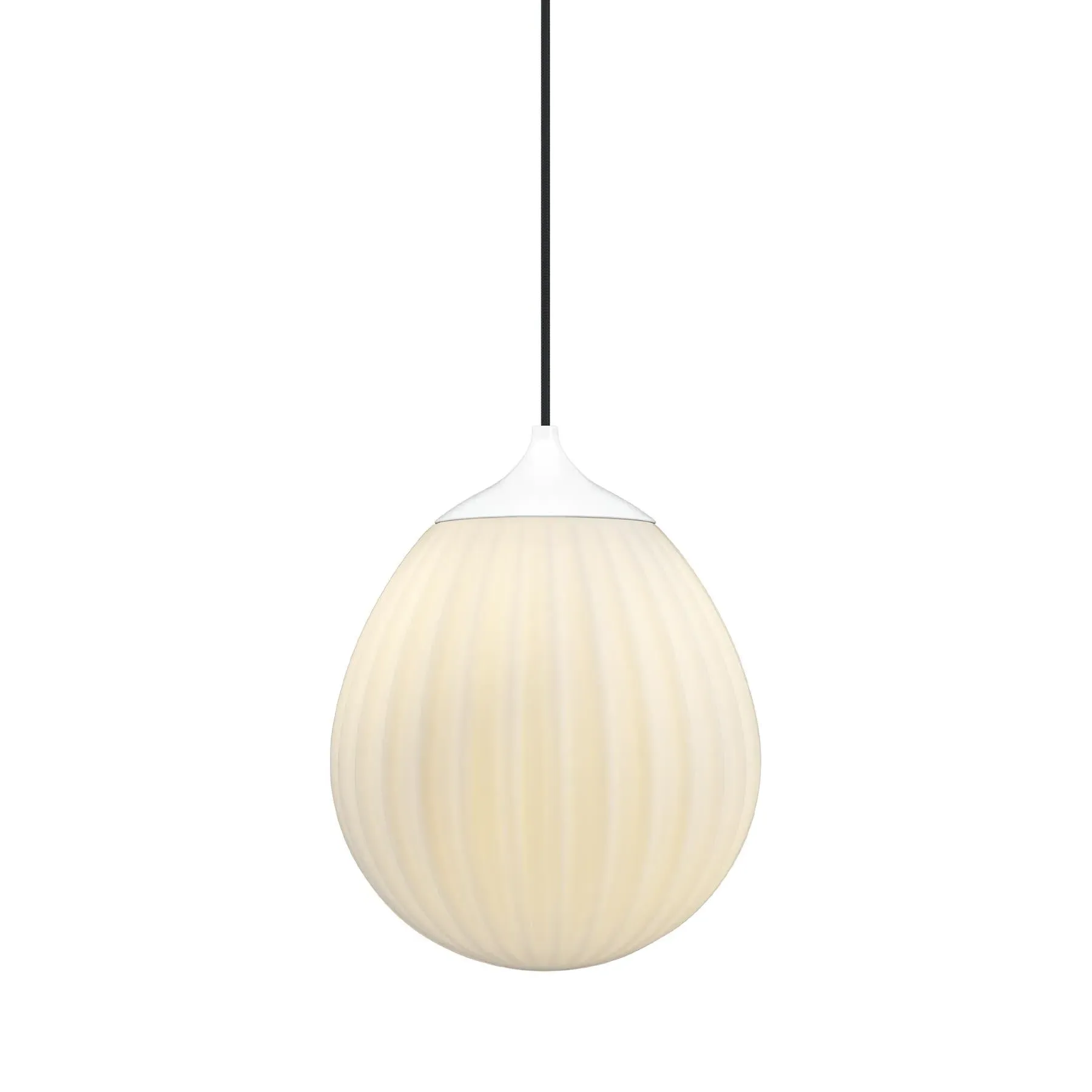Mini Pendant Light - White, Opal Glass