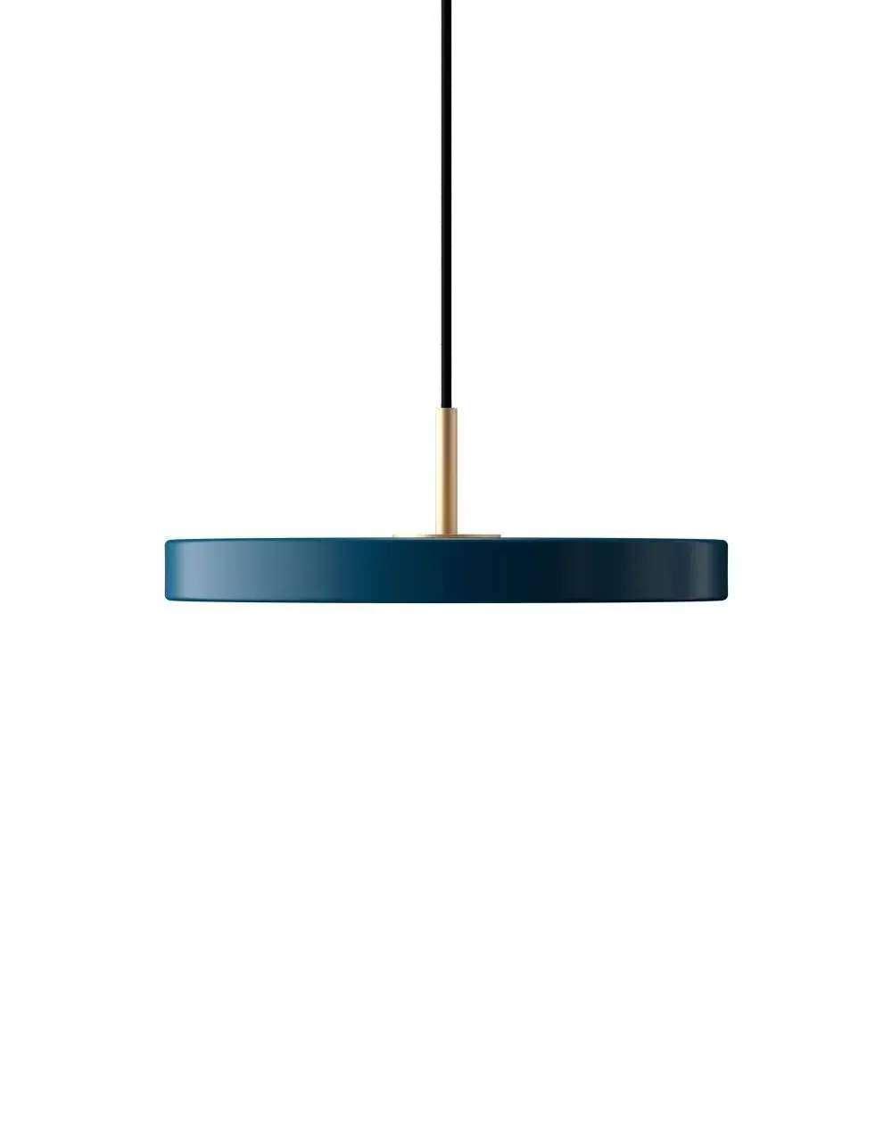 Mini Pendant Light with LED - Petrol Blue
