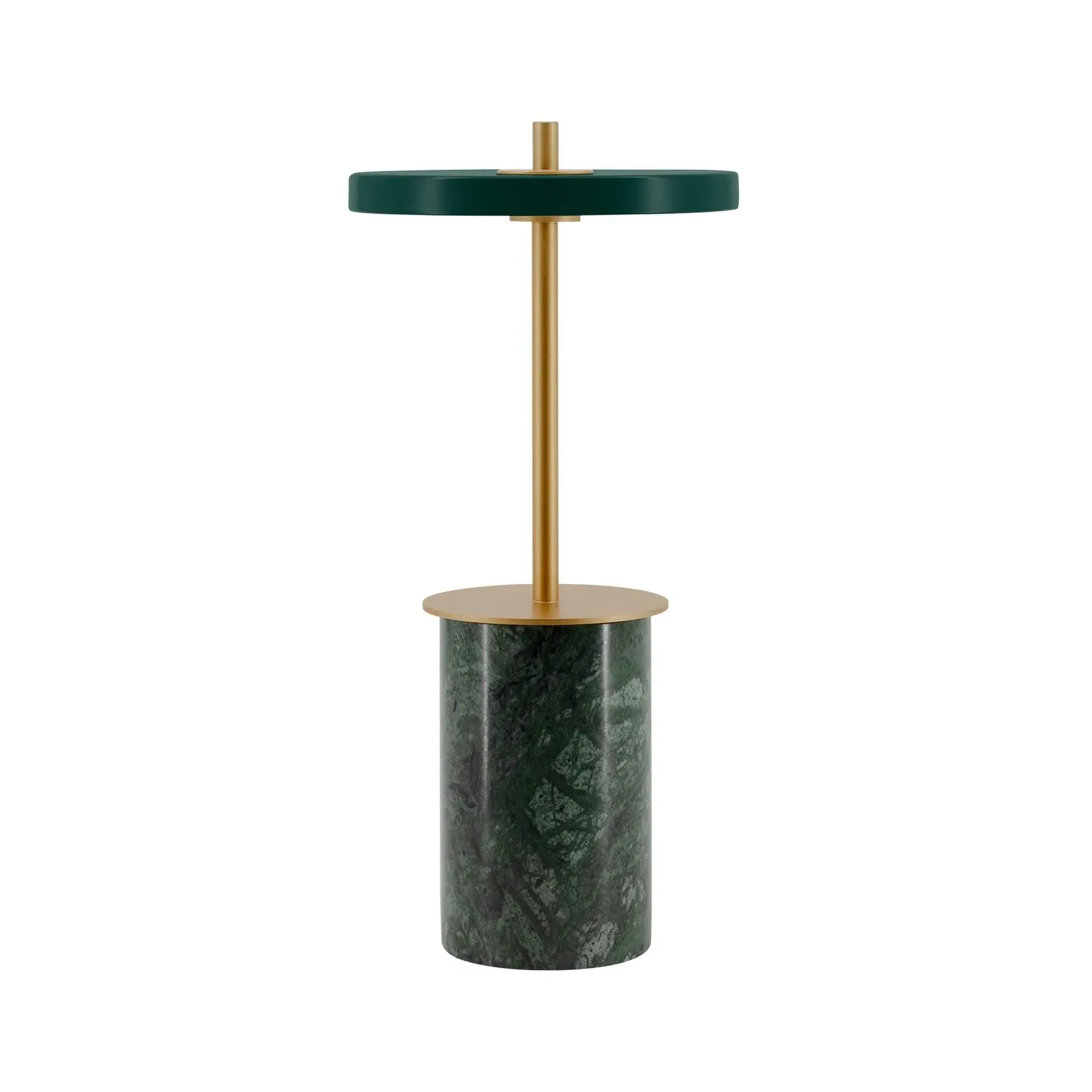 Mini Portable Table Lamp - Green, Marble