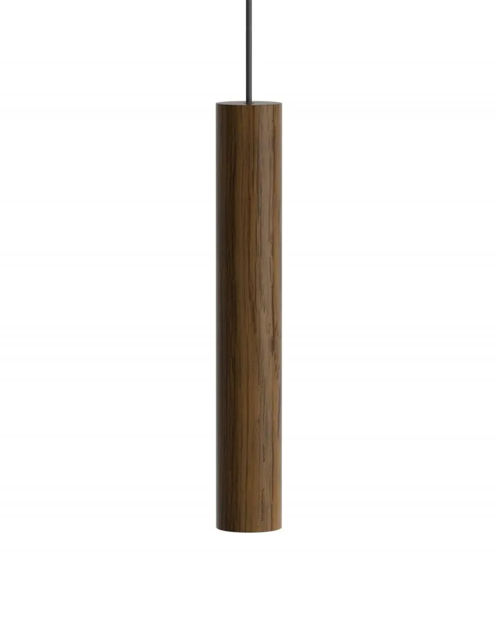 Pendant Light with LED - Black Oak, Solid Wood
