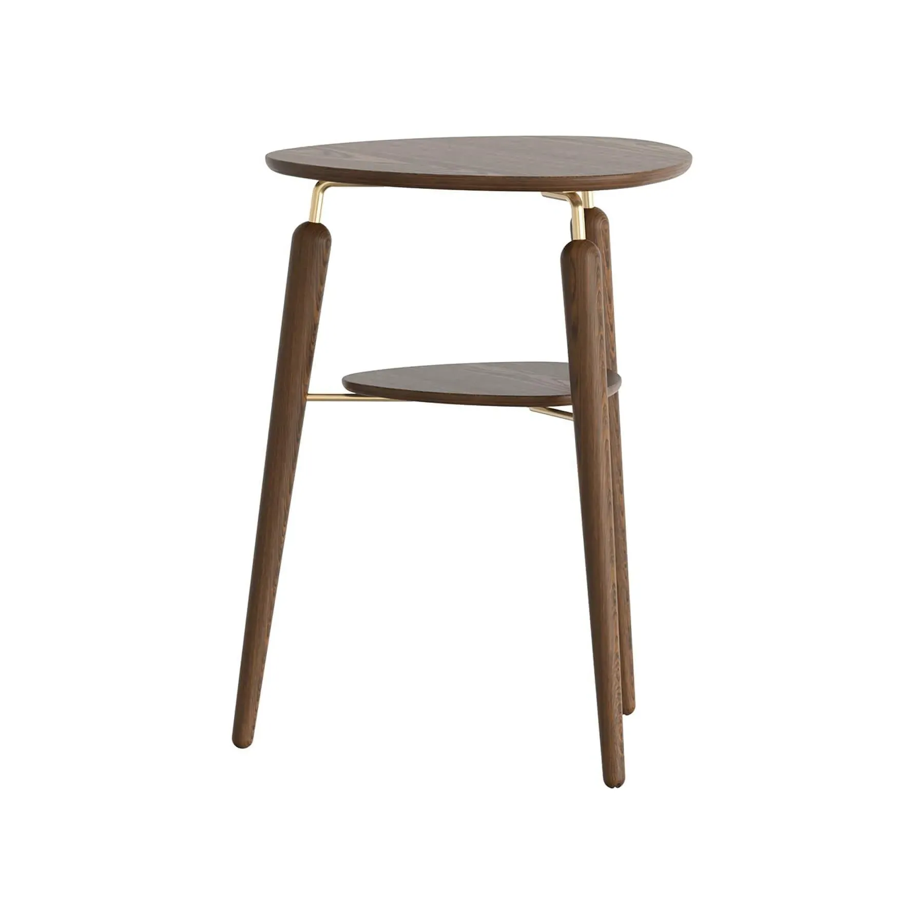 Side Table with USB Charging - Dark Oak