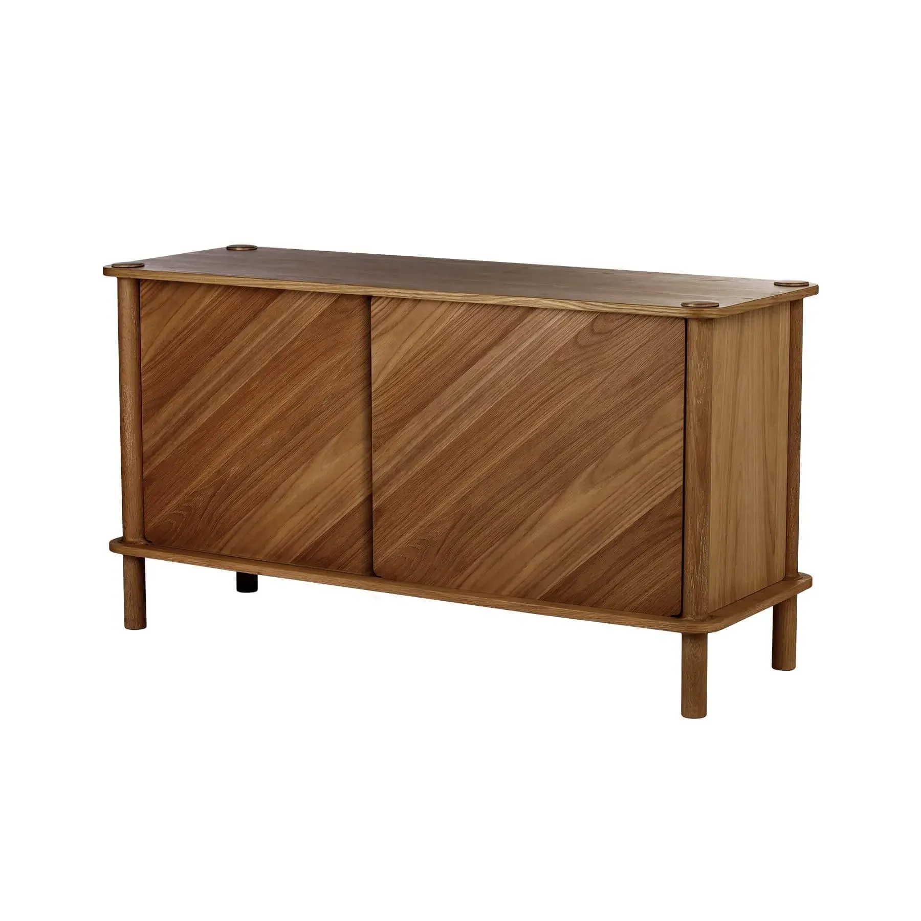 Sideboard with Oak Doors - Dark Oak, Wood