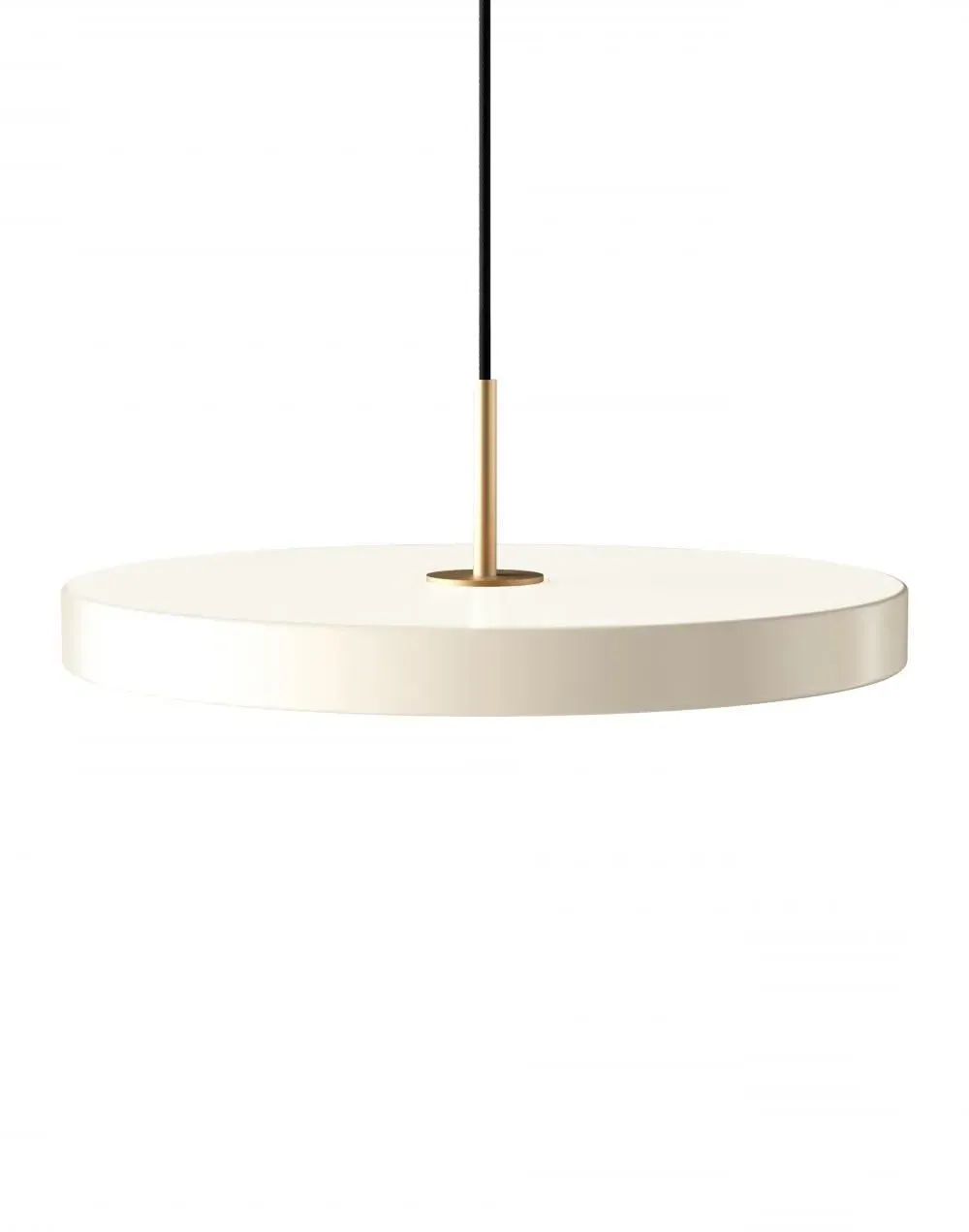 Standard Pendant Light with LED - Pearl White
