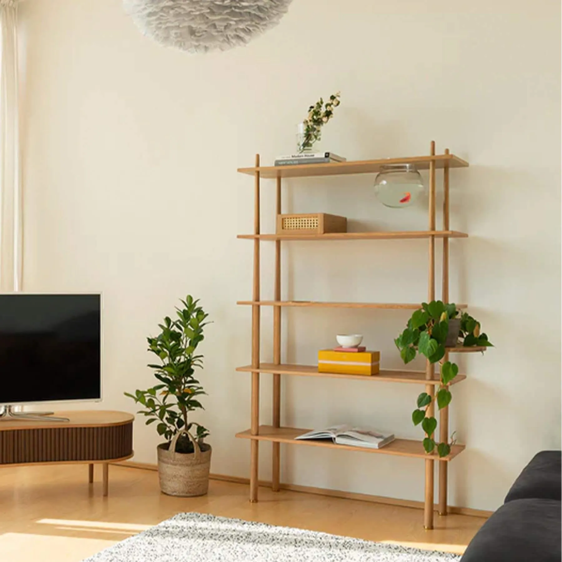 Stories Shelving Unit - Oak