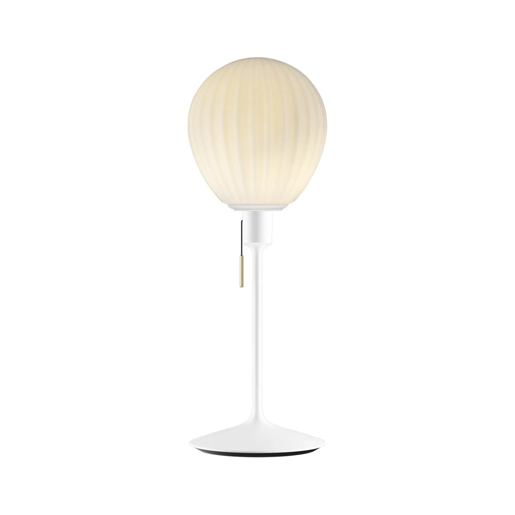 Table Lamp - Brass, Opal Glass