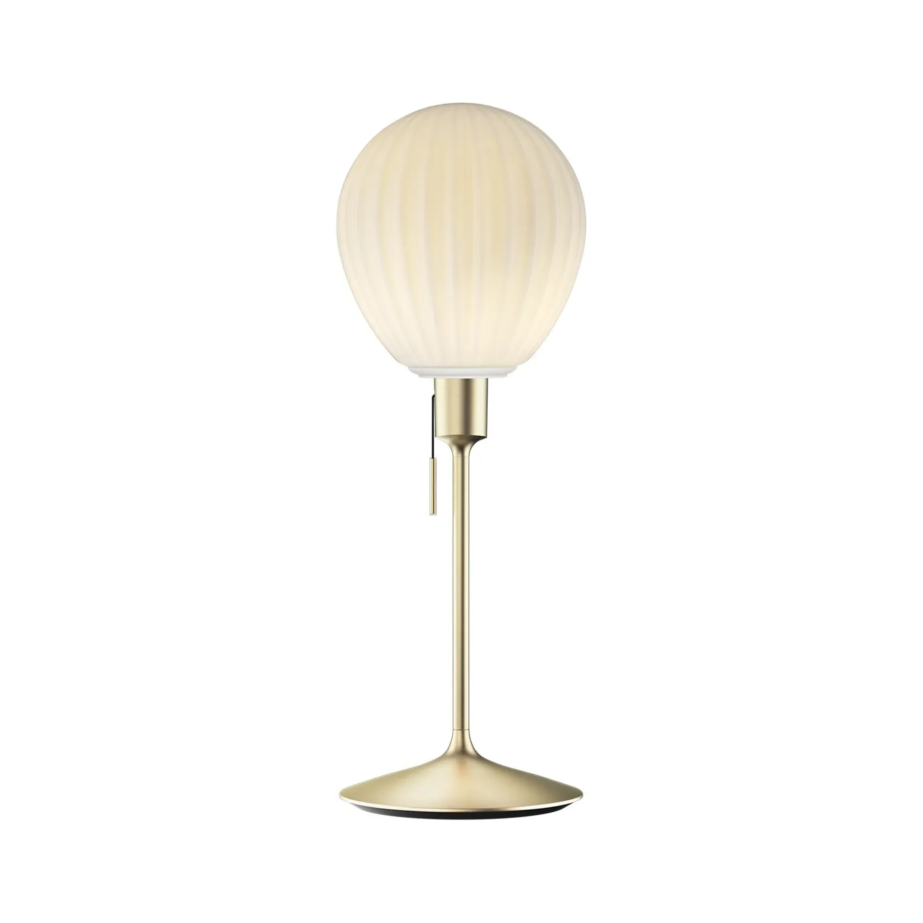 Table Lamp - Brass, Opal Glass
