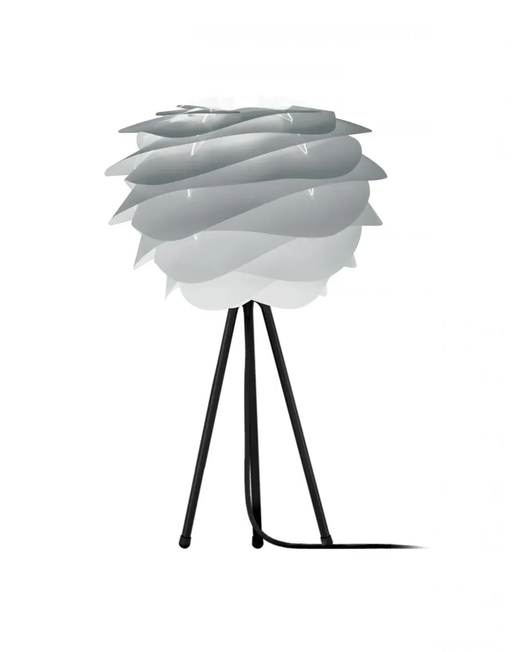 Tripod Table Lamp with Adjustable Height - Grey