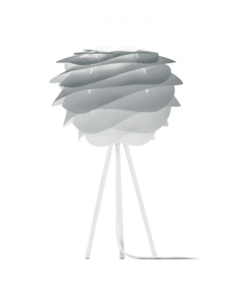 Tripod Table Lamp with Adjustable Height - Grey